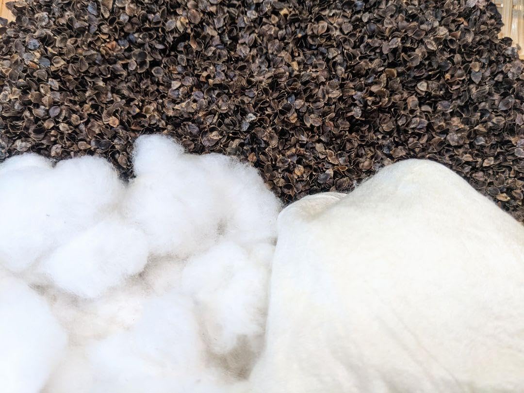 三河木綿シルク綿巻そば殻枕(内閣総理大臣賞受賞)天然素材高さ調整可能